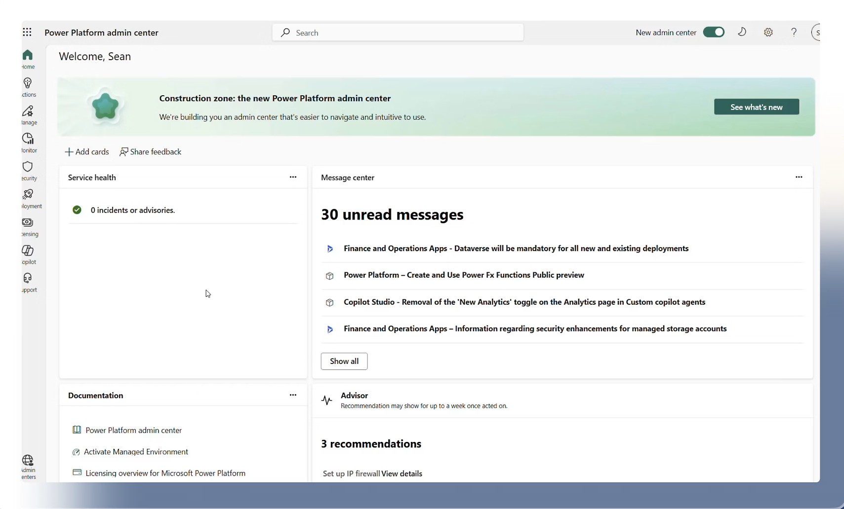 Manage centrally