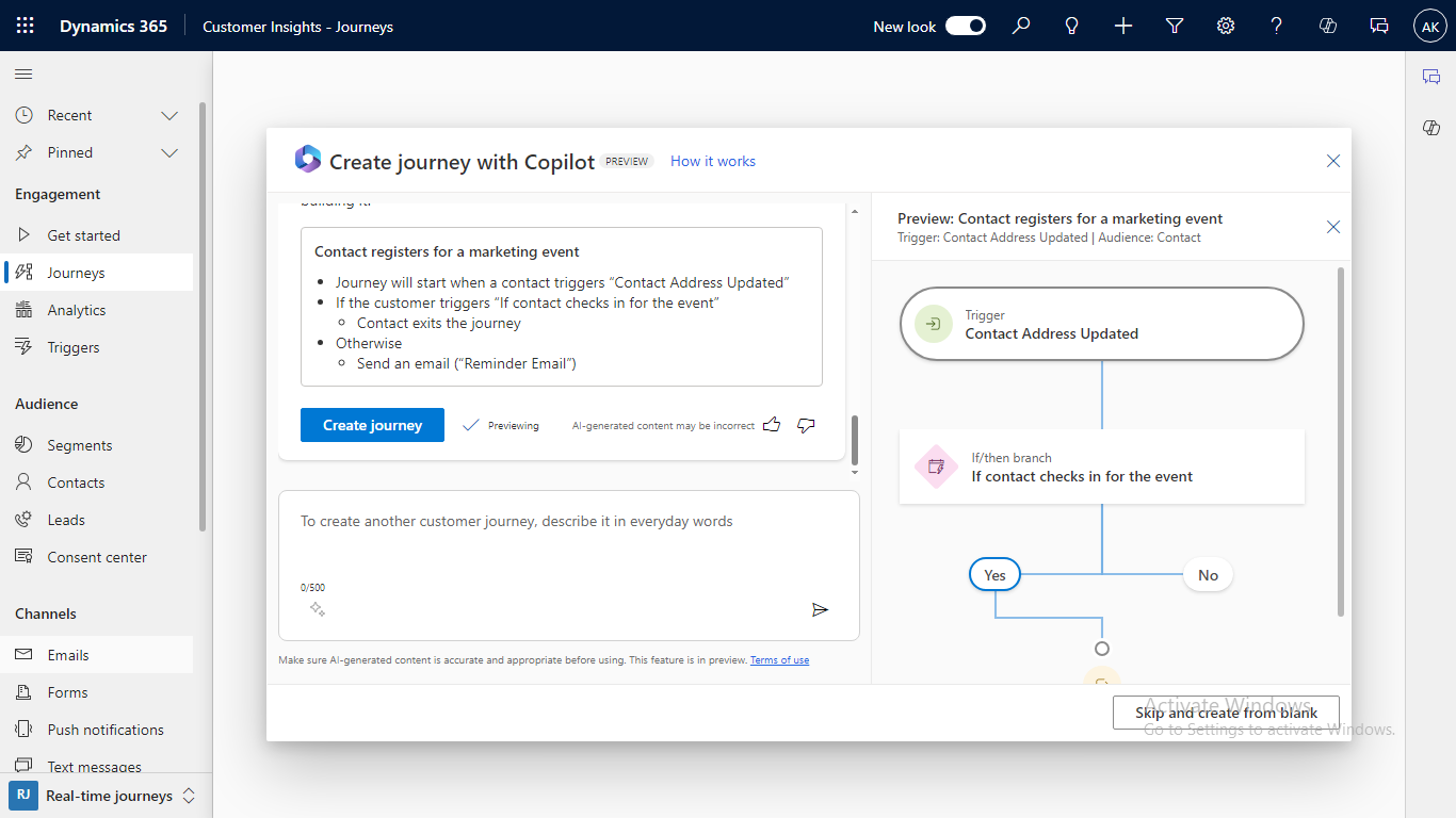 Content personalization